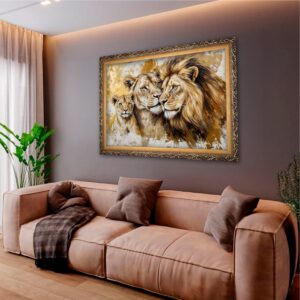 Quadro BIG - Família Leões
