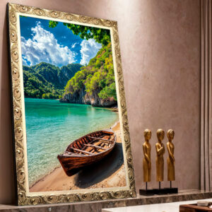 Quadro BIG - Paisagem Barco