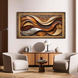 Quadro BIG - Ondas Abstratas
