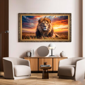 Quadro BIG - Leão Deitado