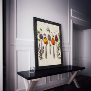Quadro BIG - Colheres com Temperos