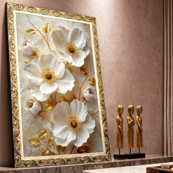 Quadro BIG - Flor Branca