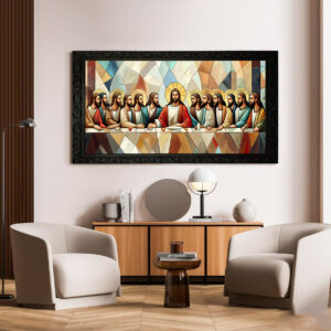 Quadro BIG - Santa Ceia Geométrica