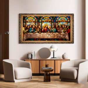 Quadro BIG - Santa Ceia Vitral