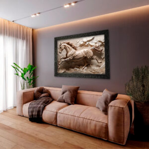 Quadro BIG - Cavalo de Mármore