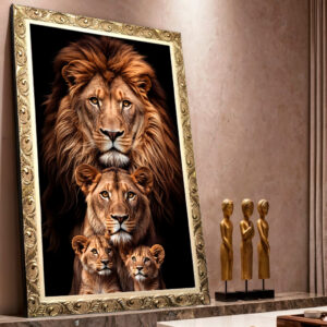 Quadro BIG - Leões Família