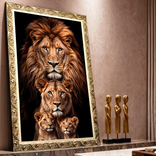 Quadro BIG - Leões Família