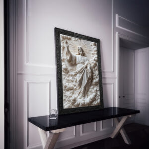 Quadro BIG - Jesus Gesso Nuvem