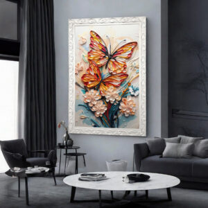 Quadro BIG - Borboletas Coloridas