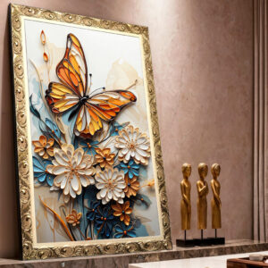 Quadro BIG - Borboleta na Flor