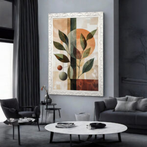 Quadro BIG - Planta Abstrato