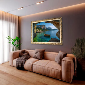 Quadro BIG - Barco Paisagem