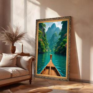 Quadro BIG - Paisagem Barco