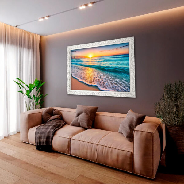 Quadro BIG - Pôr do Sol na Praia