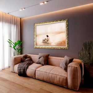 Quadro BIG - Jesus e Cordeiro