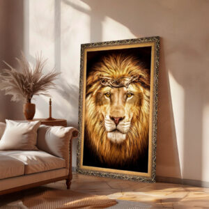 Quadro BIG - Leão da Tribo de Judá